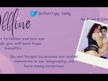 Andrew and Cherry, live webcam girl, age 22, streaming now, squirt, 18