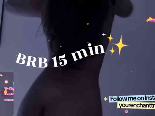 Enchanttres, live webcam girl, age 21, from BONGA DREAMS ♥, streaming now, pijpen, pijpbeurt