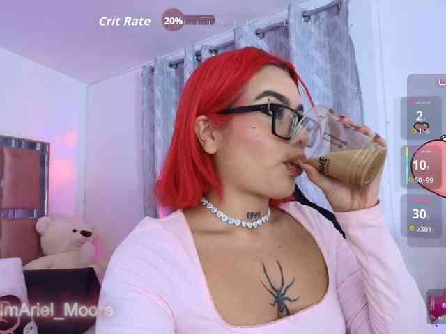 ArielMoore, live webcam girl, age 20, from COLOMBIA, streaming now, anaal spelen, kontvingeren