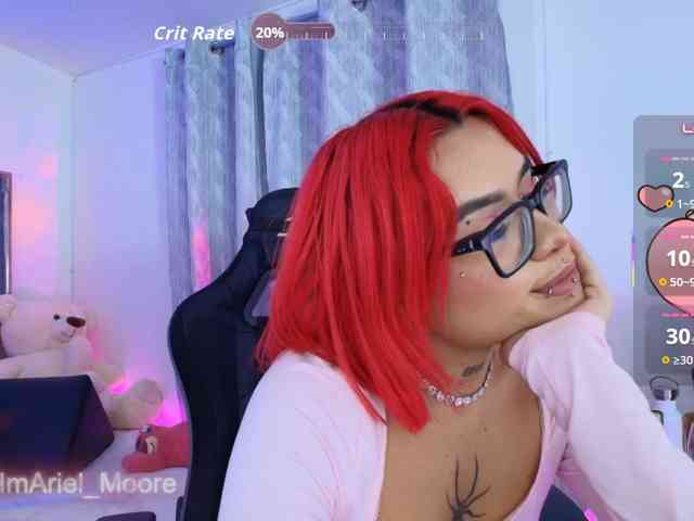 ArielMoore, live webcam girl, age 20, from COLOMBIA, streaming now, anaal spelen, kontvingeren