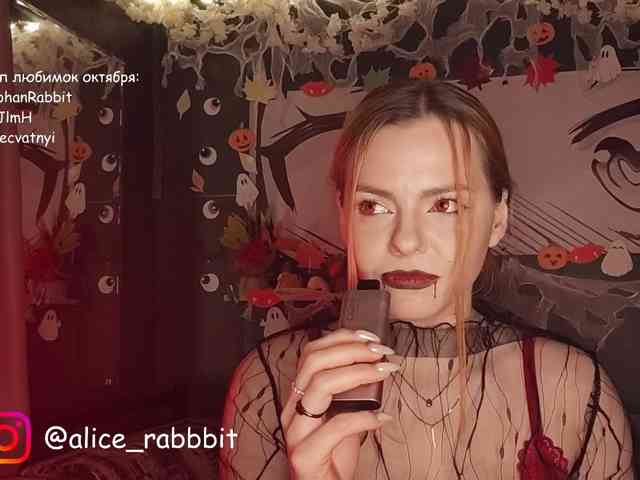 AliceRabbit, live webcam girl, age 20, from Россия, streaming now, kontneuken, pijpbeurt